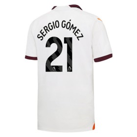 Manchester City Sergio Gomez 21 Udebane 2023-24 - Fodboldtrøjer (S/S)